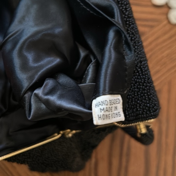 Vintage Hand Beaded Floral Needlepoint Handbag - Picture 8 of 12